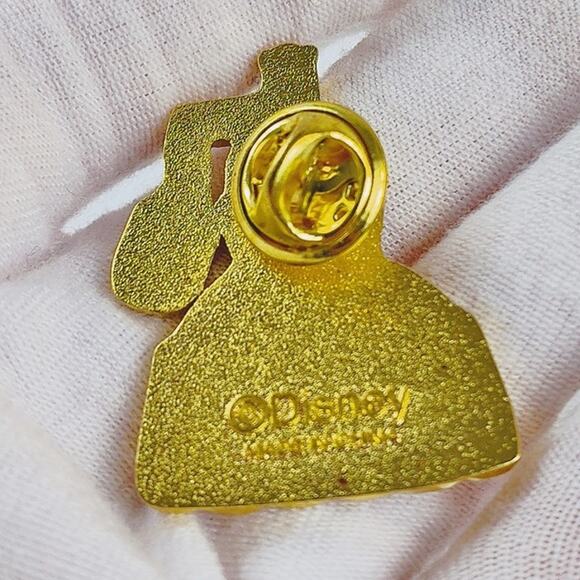 Disney Loungefly Belle Perfume Pin Yellow Stained Glass Enamel - Picture 6 of 8